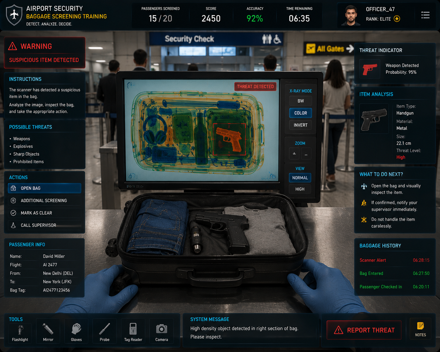 Airport Security Training & Emergency Response Simulator screenshot 5